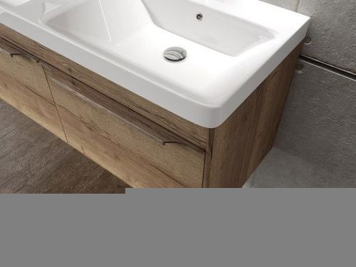 Раковина керамическая IBX Round PARIS120 120х50 встраиваемая цвет белый 1 отверстие под смеситель