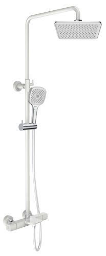 Душевая стойка AltroBagno Diretto AltroBagnoDirertto030413Bi настенная цвет белый