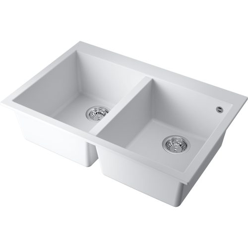 Кухонная мойка Omoikiri Bosen 80-2 4993839 80х55 цвет белый