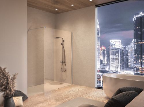 Душевая перегородка Kolpa-San CALYPSO 517560 140х200 стекло прозрачное профиль серебро