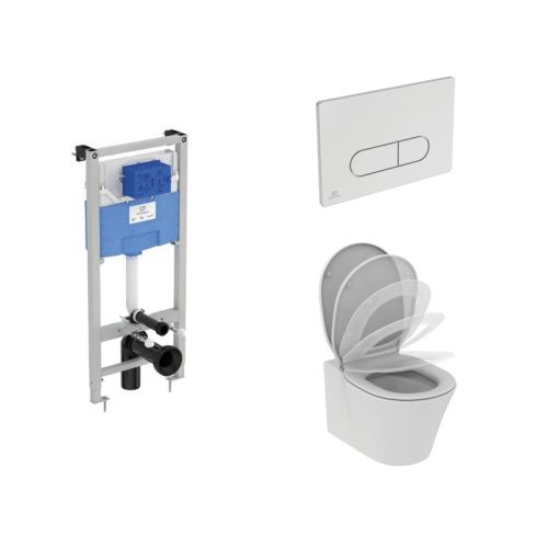 Комплект унитаз с инсталляцией с клавишей смыва Ideal Standard  PR212101