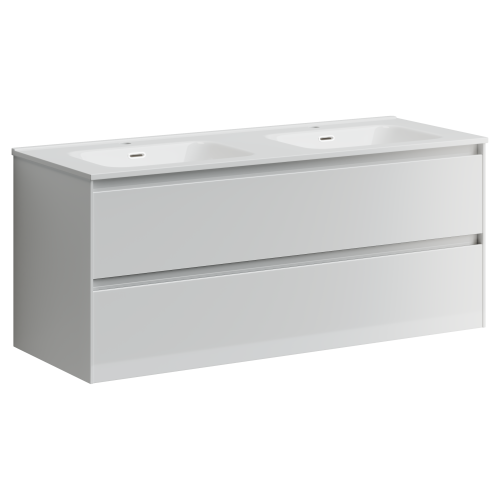 Тумба под раковину Sancos Cento CN120-2W 120х50 подвесная цвет белый