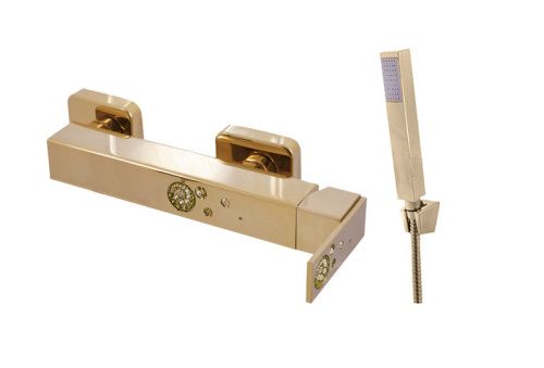 Смеситель для душа RavSlezak ROYAL ROYAL1080.5/1Z настенный золото