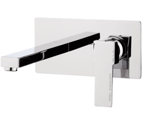 Смеситель для раковины Remer Qubika Q15L встраиваемый в стену хром