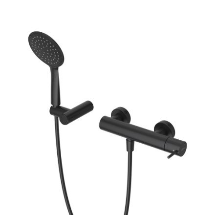 Смеситель Cezares LEAF LEAF-D-L-NOP настенный черный