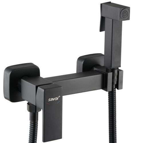 Гигиенический душ со смесителем Savol S-FXQ005H черный