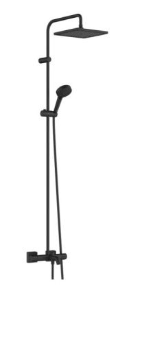 Душевая стойка Hansgrohe Vernis Shape 26900670 настенная цвет черный