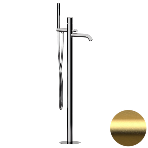 Смеситель для ванны Daniel Trilogy TG678DP напольный золото