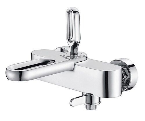 Смеситель для ванны Wasserkraft Kammel 1800 1801 настенный хром
