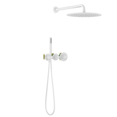 Душевая система Timo Saona SX-2359/16SM встраиваемая в стену цвет белый с термостатом