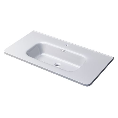 Раковина керамическая Uperwood Monica RMonica90wg 90х50 полувстраиваемая цвет белый
