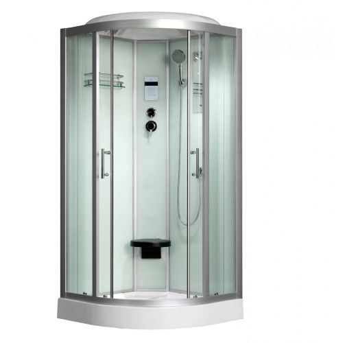 Душевая кабина Frank 2015476 120х120 четверть круга с крышей ориентация универсальная