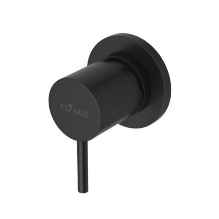 Смеситель Cezares LEAF LEAF-DIM-L-NOP встраиваемый в стену черный