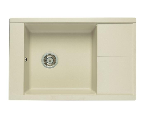 Кухонная мойка Aquaton Делия 1A715132DE240 80х50 цвет белый поверхность матовая