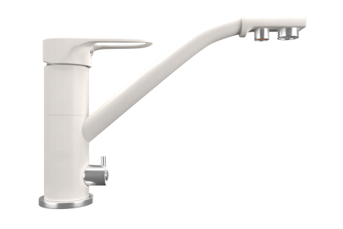 Смеситель для кухни Ulgran Quartz UQ-010-01 на мойку бежевый