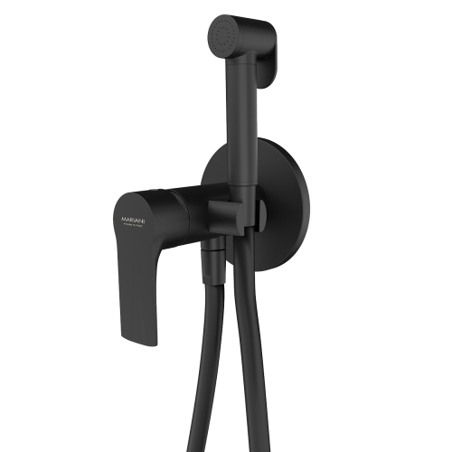 Гигиенический душ со смесителем Mariani B14185KLW черный