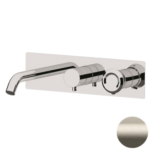 Смеситель для ванны Remer Element ET54D2XV встраиваемый в стену нержавеющая сталь