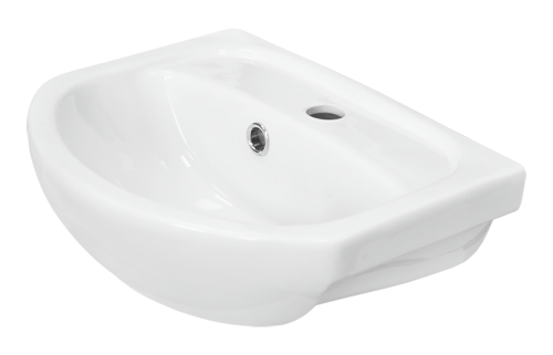 Раковина мебельная из сантехнического фарфора Sanita Mango 40 4607019634002 40х30 накладная цвет белый