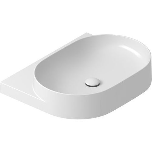 Раковина керамическая Ravak Yard XJX01260002 60х50 подвесная цвет белый 1 отверстие под смеситель