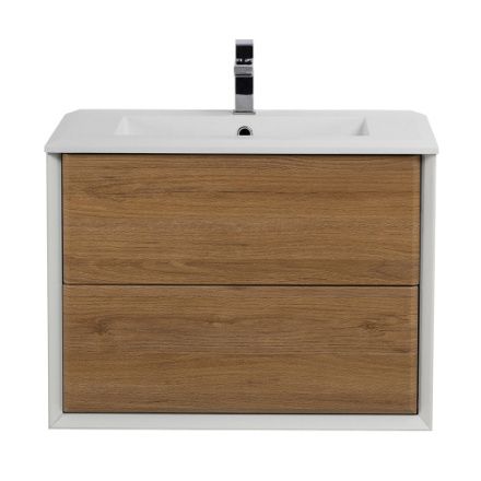 Тумба под раковину Cezares BELLAGIO 54716 70х50 подвесная цвет коричневый/белый