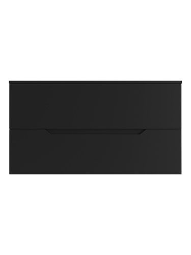 Тумба под раковину Orange Line Li-100TubMDF 100х50 подвесная цвет черный