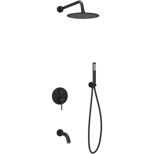 Душевая система Sancos Select SC3004MB встраиваемая в стену цвет черный