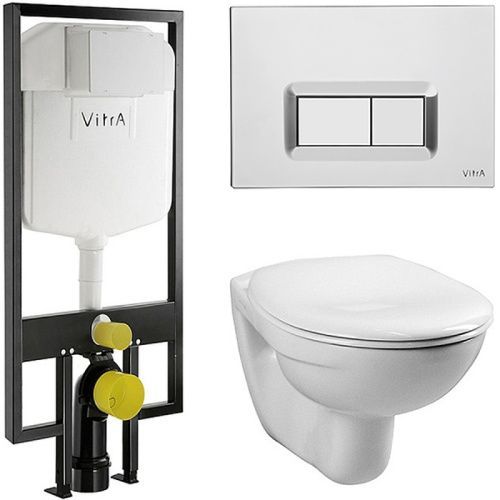 Комплект унитаз с инсталляцией и клавишей смыва Vitra Normus 9773B003-7200