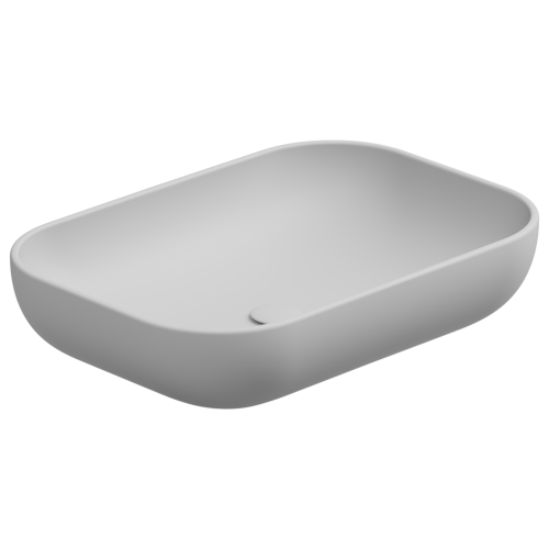 Раковина керамическая GSG Ceramic Design Easy EALAVRE60001 60х40 накладная цвет белый без отверстий под смеситель