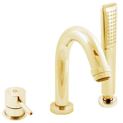 Смеситель RavSlezak SE962.5YZ на борт ванны золото