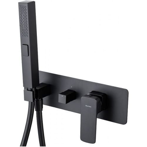 Смеситель для ванны с душем Allen Brau Infinity 5.21011-31 встраиваемый в стену черный