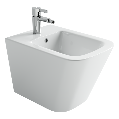 Биде подвесное Ceramica Nova UNION CN4010 цвет белый