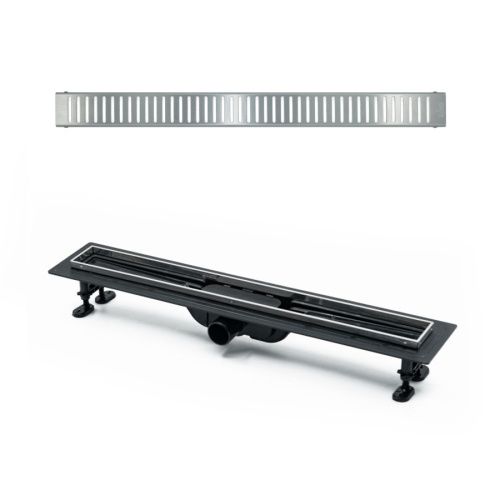 Душевой лоток Timo Eco SP10900-PC10900 95х10 черный