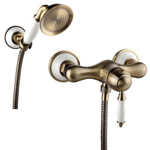 Смеситель для душа LeMark Villa LM4803B настенный бронза