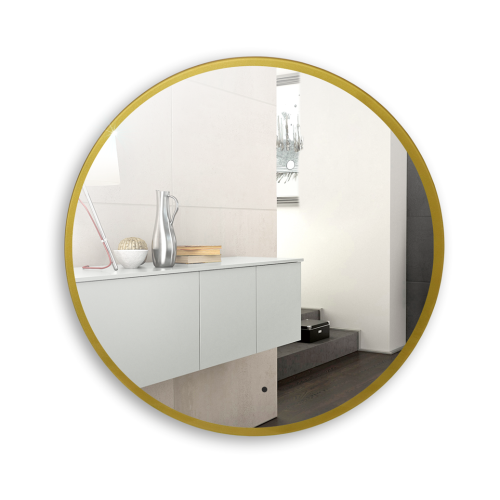 Зеркало с подсветкой Azario Monaco-GOLD LED-00002766 80х80 подвесное