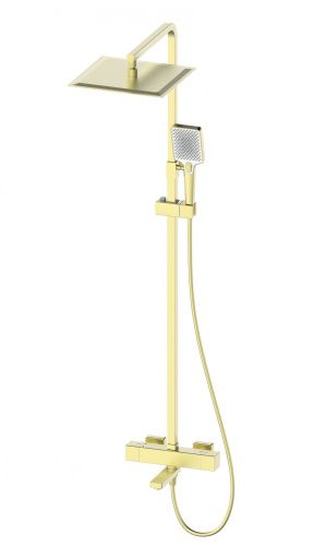 Душевая стойка Wonzon & Woghand WW-88739901-BG настенная цвет золото с термостатом