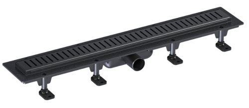 Душевой лоток Good Door ТЛ00036 85х5 черный