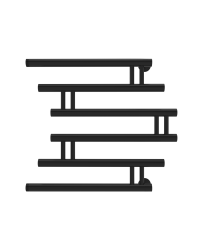 Полотенцесушитель Indigo Zip FZW50-50BR 61х53 водяной черный муар