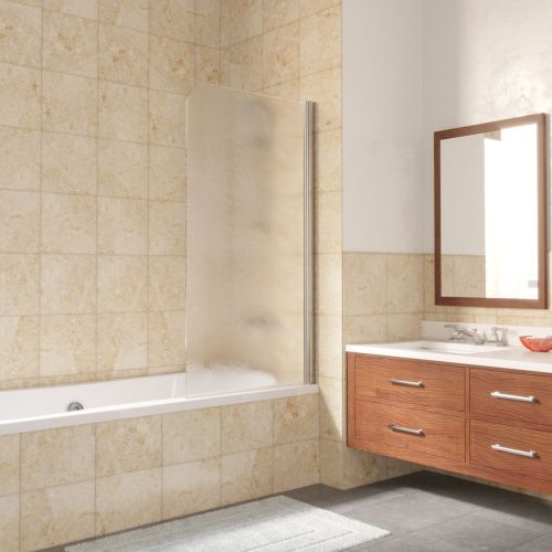 Душевая шторка на ванну Vegas-Glass EV LUX EV LUX 60 08 02 R 60х150 стекло рифленое профиль хром ориентация правая