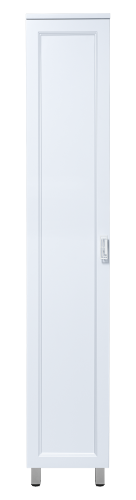 Шкаф-пенал Misty Дива П-Див05035-013ПрЛ 40х190 напольный цвет белый