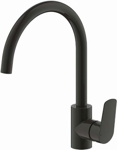 Смеситель для кухни Bravat RHEIN F7429564BW-ENG на мойку черный