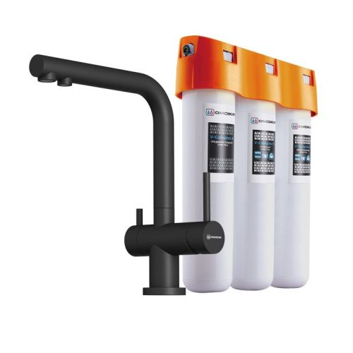 Смеситель для кухни Omoikiri Nagano-P 4047.8028P на мойку черный