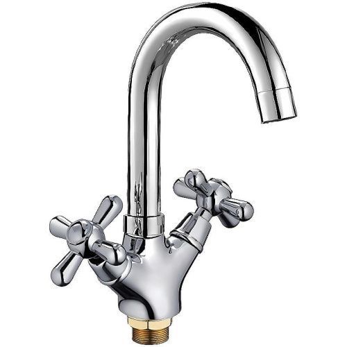 Смеситель для кухни Haiba HB25 HB4525 на мойку хром