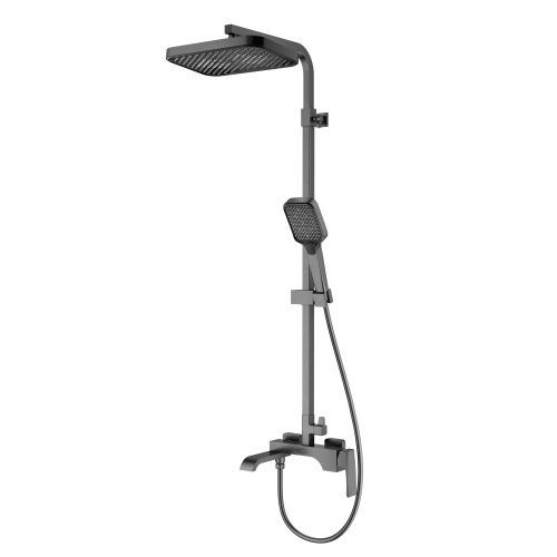 Душевая стойка Raglo R02 R02.24.09 настенная цвет серый