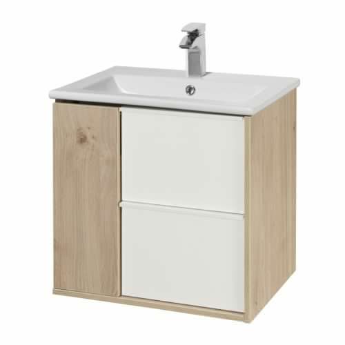 Тумба под раковину Aquaton Бостон 1A252501BN010 60х50 подвесная цвет коричневый