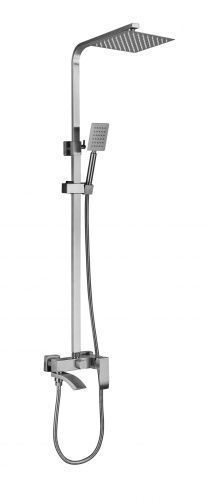 Душевая стойка Fmark FS8645-1 настенная цвет серый