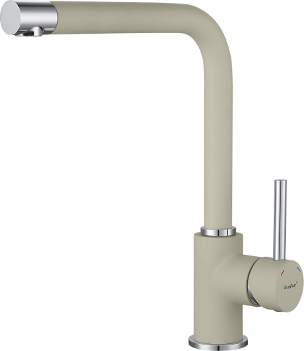 Смеситель для кухни Granfest 3651 топаз на мойку бежевый