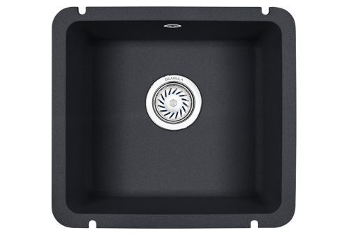 Кухонная мойка Granula 3601, ШВАРЦ 40х45 цвет черный поверхность матовая