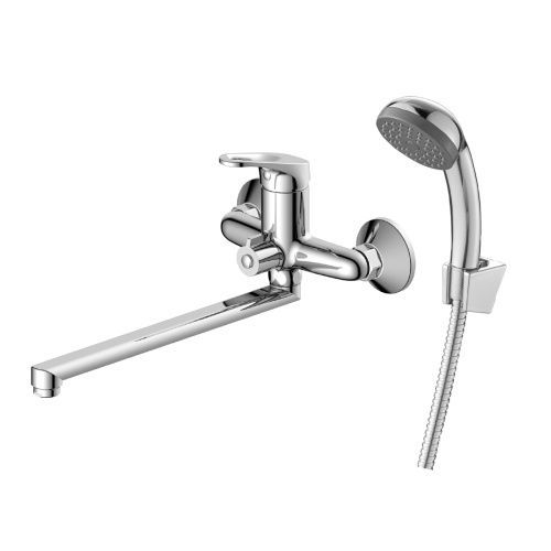 Смеситель для ванны и душа DECOROOM DR21 DR21043 настенный хром