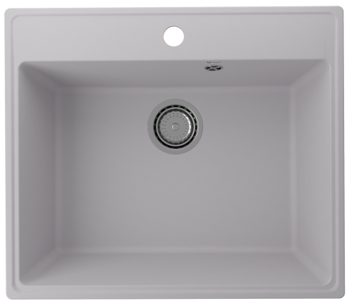 Кухонная мойка Ulgran Quartz Forte 580-04 60х50 цвет серый
