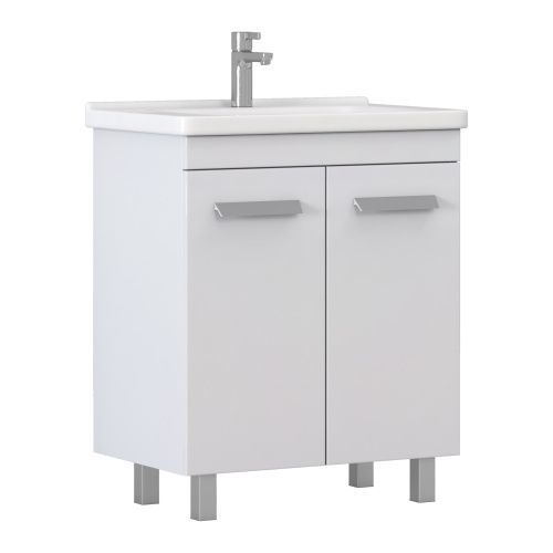 Тумба под раковину Vigo Nova tn.NOV.MIR.70.2D 70х40 напольная цвет белый